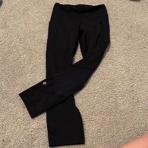 Lulu lemon 7/8 black leggings size 2